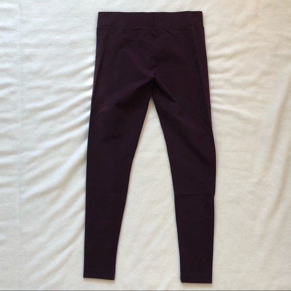 Matty M leggings in dark purple / merlot, sz Small - Picture 5 of 7